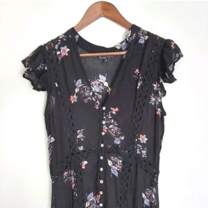 Floral High-Low Dress size M